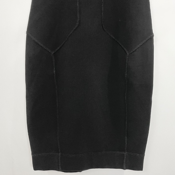 French Connection Sleeveless V-Back Bodycon Bandage Dress Black Size 0 - Picture 5 of 16